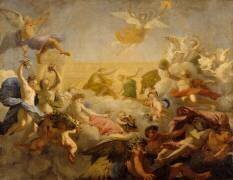 Phaéton demande à Apollon la conduite du char du soleil (Eustache Le Sueur) - Muzeo.com