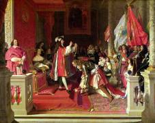 Philip V of Spain making Marshal James Fitzjames (Jean-Auguste-Dominique Ingres) - Muzeo.com