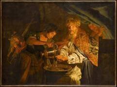 Pilate se lavant les mains (Matthias Stomer) - Muzeo.com
