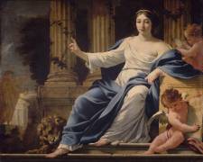 Polymnie, muse de l'Eloquence (Simon Vouet) - Muzeo.com
