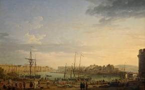 Port de Dieppe (Joseph Vernet) - Muzeo.com