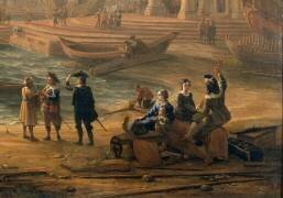 Port de mer au soleil couchant (Claude Gellée) - Muzeo.com
