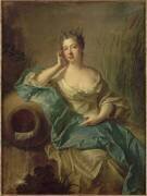 Portrait de femme en source couronnée de roseaux et appuyée sur une urne- 1723 (Jean-François de Troy) - Muzeo.com