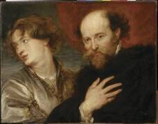 Portrait de Rubens et de Van Dyck (Antoon van Dyck) - Muzeo.com