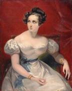 Portrait d'Harriet Smithson (1800-1854), femme d'Hector Berlioz (Claude-Marie Dubufe) - Muzeo.com