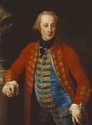 Portrait of a Cavalry Officer in Walking-Out Dress (Pompeo Batoni) - Muzeo.com