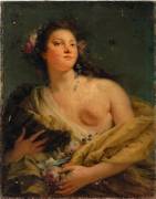 Portrait of a lady as Flora (Giambattista Tiepolo) - Muzeo.com