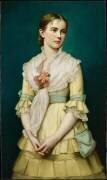 Portrait of a Young Girl (George Chickering Munzig) - Muzeo.com