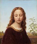 Portrait of a Young Girl (Ernst Deger) - Muzeo.com