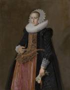 Portrait of Aletta Hanemans (Frans Hals) - Muzeo.com