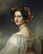 Portrait of Auguste Strobl (Joseph Karl Stieler) - Muzeo.com