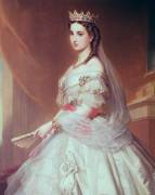 Portrait of Charlotte of Saxe-Cobourg-Gotha (Albert Gräfle) - Muzeo.com