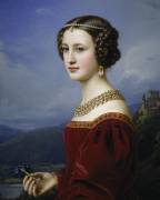 Portrait of Cornelia Vetterlein (Joseph Karl Stieler) - Muzeo.com