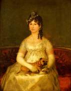 Portrait of Dona Francisca Vicenta Chollet y Caballero (Francisco de Goya) - Muzeo.com