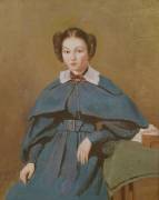 Portrait of Madame Baudot (Jean-Baptiste Camille Corot) - Muzeo.com