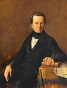 Portrait of Master Valmont, notary of Cherbourg (Jean-François Millet) - Muzeo.com