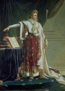 Portrait of Napoleon I in his Coronation Robes (Anne-Louis Girodet) - Muzeo.com