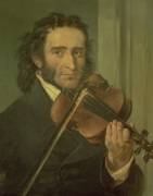 Portrait of Niccolo Paganini (Italian School) - Muzeo.com