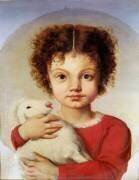 Portrait of the Artist's Daughter (Luigi Calamatta) - Muzeo.com