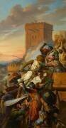 Prise de la forteresse de Ma'arat-Al Nurman (anciennement Marrah) (Henri Decaisne) - Muzeo.com