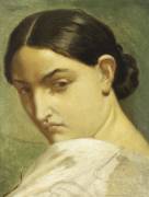Profil de femme (étude) (Théodore Chasseriau) - Muzeo.com