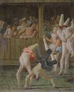 Pulcinella with Acrobats (Giandomenico Tiepolo) - Muzeo.com