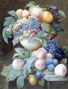 Raisins dans une coupe (Pierre Joseph Redouté) - Muzeo.com
