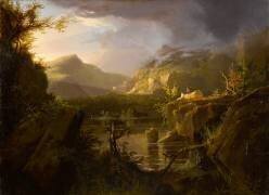 Romantic Landscape (Thomas Cole) - Muzeo.com