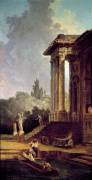 Ruins of a portico (Hubert Robert) - Muzeo.com