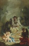 Saint Anthony of Padua adoring the Christ Child (Giovanni Battista Pittoni) - Muzeo.com
