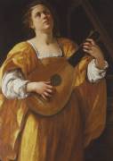 Saint Cecilia (Artemisia Gentileschi) - Muzeo.com