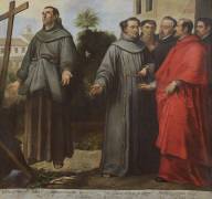 Saint Diego d'Alcala de Henares in ecstasy before the cross (Bartolomé Esteban Murillo) - Muzeo.com