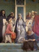 Saint Louis enseigné par sa mère (Alexandre Cabanel) - Muzeo.com