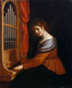 Sainte Cécile (Guercino) - Muzeo.com