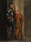 Saints George and Cecilia (David Teniers the Younger) - Muzeo.com