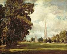 Salisbury Cathedral from Lower Marsh Close (John Constable) - Muzeo.com