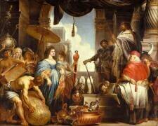 Salomon et la reine de Saba (Cornelis de Vos (d'après)) - Muzeo.com