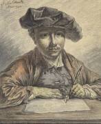 Self-Portrait Sketching (Georg Friedrich Schmidt) - Muzeo.com