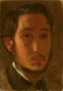 Self-Portrait with White Collar (Edgar Degas) - Muzeo.com