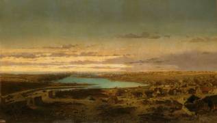 Siège de Sébastopol (octobre 1854 - sept. 1855) Vue de la ville de Kamiesch prise du fond du port (Jean-Baptiste-Henri...) - Muzeo.com