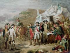 Sketch for the Battle of Yorktown (Auguste Couder) - Muzeo.com