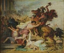 Sketch of The Ransack of Jerusalem by the Romans (François Joseph Heim) - Muzeo.com