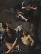 St. Sebastian succoured by two angeks (Guercino) - Muzeo.com