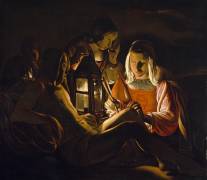 St. Sebastian Tended by Irene (Georges de La Tour) - Muzeo.com