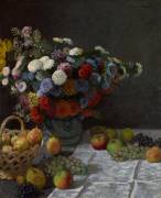 Still Life with Flowers and Fruit (Claude Monet) - Muzeo.com