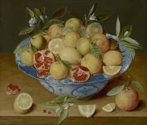 Still Life with Lemons (Jacob van Hulsdonck) - Muzeo.com