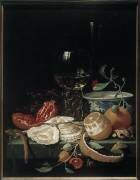 Stillleben mit Austern (Abraham Mignon) - Muzeo.com