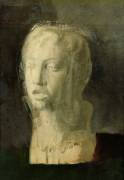 Study of the Head of a Young Singer (Edgar Degas) - Muzeo.com