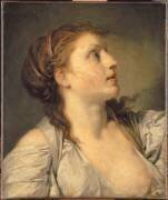 Tête de jeune fille (Jean-Baptiste Greuze) - Muzeo.com
