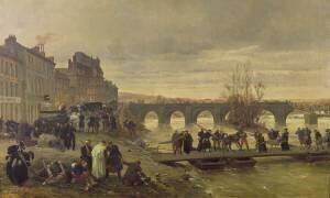 The Ambulance de la Presse at Joinville during the Siege of Paris (Alfred Decaen) - Muzeo.com